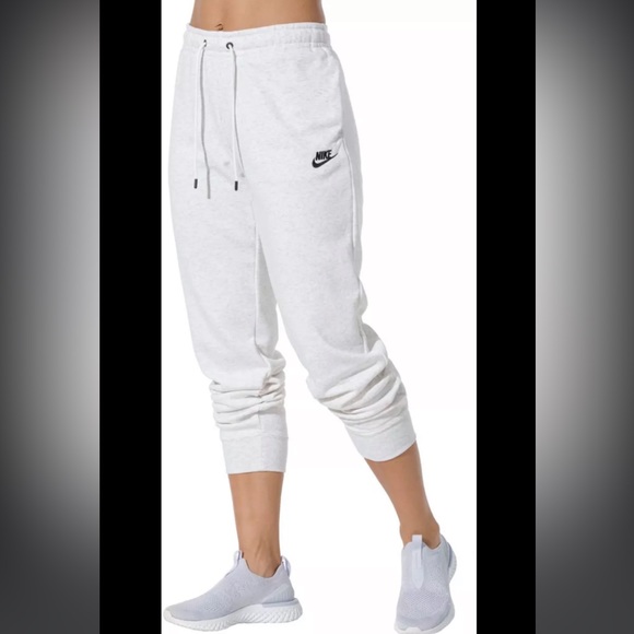 White Nike Sweatpants - Picture 1 of 8